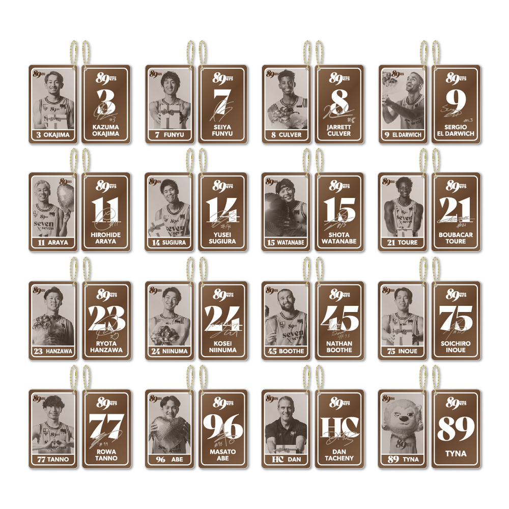 チョコアクリルキーホルダー 2025-26 詳細画像 #3 岡島 和真 1